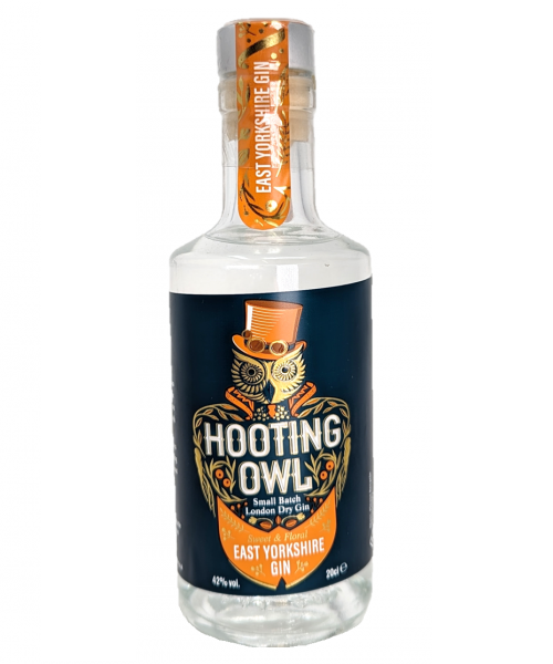 Hooting Owl East Yorkshire Gin 42% (20cl) (9.50 Case Price)